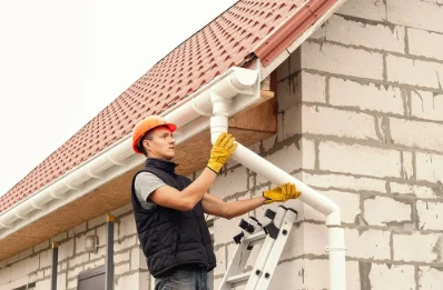 Pose et remplacement de gouttières à Croix-de-la-Rochette